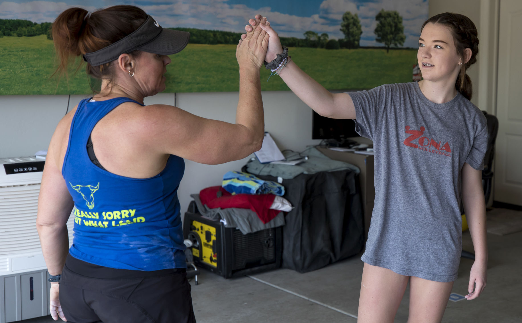 At-home garage workouts